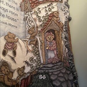 😄Boyd’s bears and friends cotton blanket throw